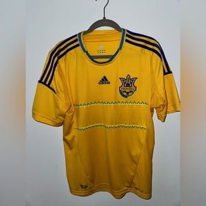 Ukraine 2012/2014 Adidas home soccer Jersey
